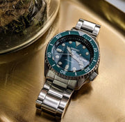 Seiko 5 Sports SRPD61K1 Green Dial  Stainless Steel Bracelet Men’s Watch